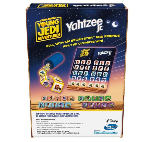 Hasbro Gaming Yahtzee Jr. Star War: Young Jedi Adventures Edition - Picture 4 of 10